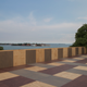 UK’s rooftop space offered visitors free lukewarm tea on a warm day.